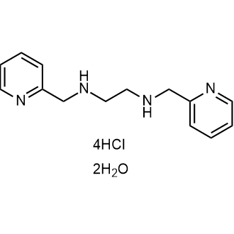 N,N'-Bis(2-pyridylmethyl)-1,2-ethylenediamine tetrahydrochloride dihydrate Chemical Structure