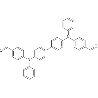 N,N'-Bis(4-formylphenyl)-N,N'-diphenylbenzidine Chemical Structure