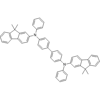 N,N'-Bis(9,9-dimethyl-9H-fluoren-2-yl)-N,N'-diphenylbenzidine Chemische Struktur