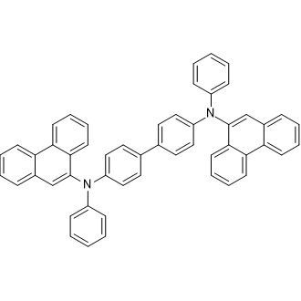 N,N'-bis(phenanthren-9-yl)-N,N'-bis(phenyl)-benzidine التركيب الكيميائي