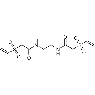 N,N'-Bis(vinylsulfonylacetyl)ethylenediamine Chemische Struktur