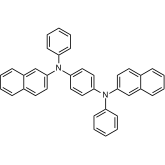 N,N'-Di(2-naphthyl)-N,N'-diphenyl-1,4-phenylenediamine Chemical Structure