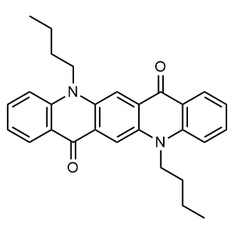 N,N'-Dibutylquinacridone التركيب الكيميائي