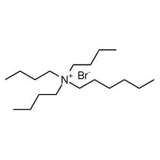 N,N,N-tributylhexan-1-aminium bromide 化学構造