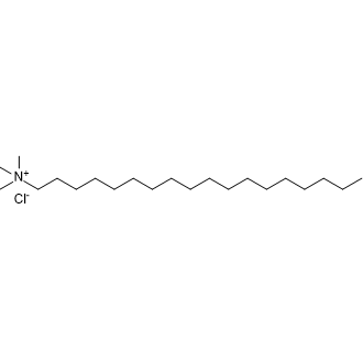 N,N,N-Trimethyloctadecan-1-aminium chloride Chemische Struktur