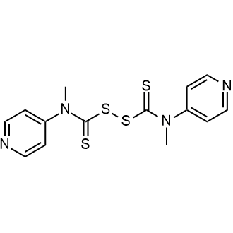 N,N′-Dimethyl N,N′-di(4-pyridinyl)thiuram disulfide Chemical Structure