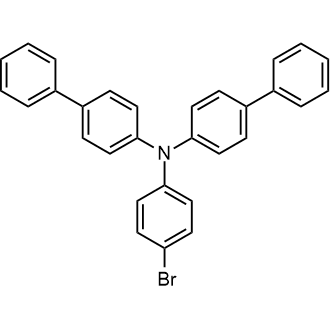 N,N-Bis(4-biphenylyl)-N-(4-bromophenyl)amine Chemical Structure