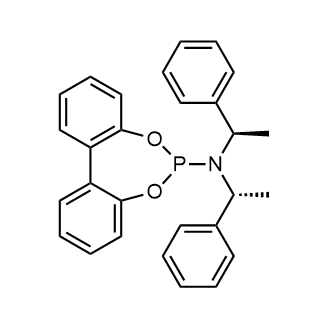 N,N-Bis[(1R)-1-phenylethyl]dibenzo[d,f][1,3,2]dioxaphosphepin-6-amine التركيب الكيميائي