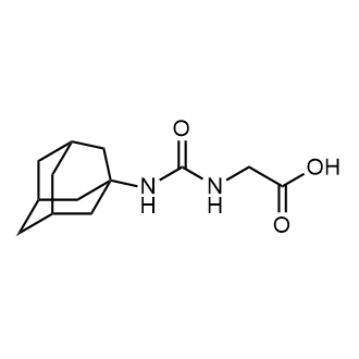 N-[(1-Adamantylamino)carbonyl]glycine 化学構造