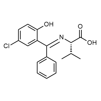 N-[(5-Chloro-2-hydroxyphenyl)phenylmethylene]-L-valine Chemical Structure