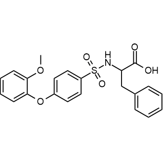 N-[4-(2-Methoxyphenoxy)phenylsulfonyl]-DL-phenylalanine Chemical Structure