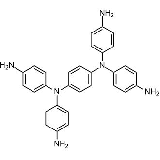 N1,N1'-(1,4-Phenylene)bis(N1-(4-aminophenyl)benzene-1,4-diamine) 化学構造