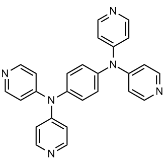 N1,N1,N4,N4-Tetra(pyridin-4-yl)benzene-1,4-diamine التركيب الكيميائي