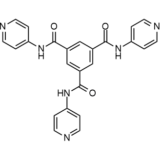 N1,N3,N5-Tri(pyridin-4-yl)benzene-1,3,5-tricarboxamide Chemical Structure