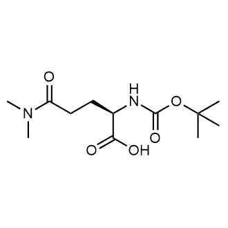 N2-[(1,1-Dimethylethoxy)carbonyl]-N,N-dimethyl-D-glutamine Chemical Structure