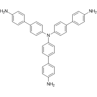 N4,N4-bis(4'-amino-[1,1'-biphenyl]-4-yl)-[1,1'-biphenyl]-4,4'-diamine التركيب الكيميائي