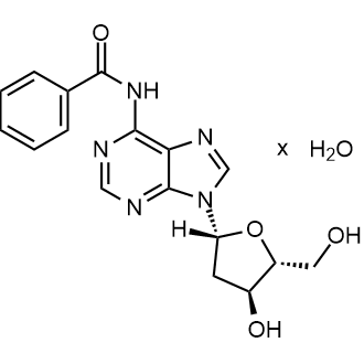 N6-Benzoyl-2'-deoxyadenosine hydrate Chemische Struktur