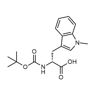 Na-(tert-Butoxycarbonyl)-1-methyl-D-tryptophan Chemical Structure