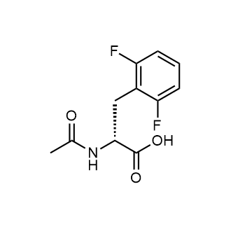 N-Acetyl-3-(2,6-difluorophenyl)-D-alanine Chemische Struktur