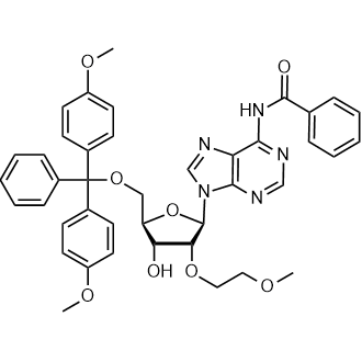 N-Benzoyl-5'-O-dmtr-2'-O-(2-methoxyethyl)-adenosine Chemical Structure