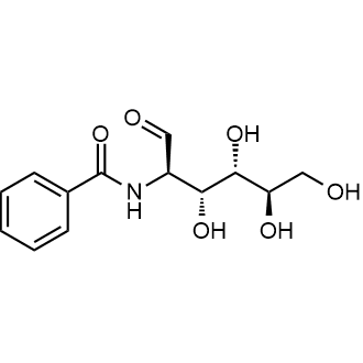 N-Benzoyl-D-glucosamine التركيب الكيميائي