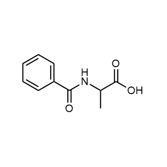 N-Benzoyl-DL-alanine Chemical Structure