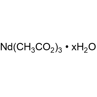 Neodymium(III) acetate hydrate التركيب الكيميائي