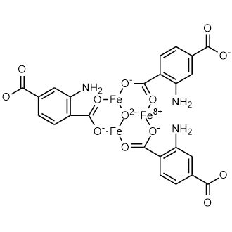 NH2-MIL-88B(Fe) Chemische Struktur