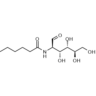 N-Hexanoyl-D-glucosamine Chemical Structure