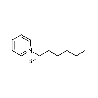 N-hexylpyridinium bromide 化学構造