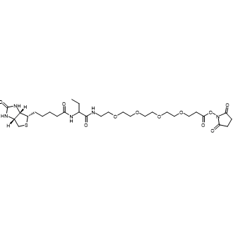 NHS-PEG4-biotinidase resistant biotin Chemical Structure