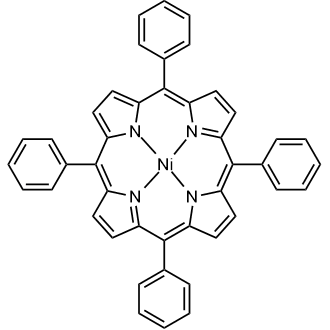 Nickel(II) meso-tetraphenylporphine 化学構造