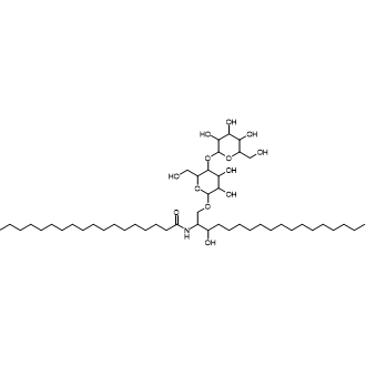 N-Stearoyl-DL-dihydrolactocerebroside Chemische Struktur