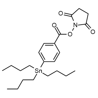 N-Succinimidyl-4-(tributylstannyl)benzoate Chemical Structure