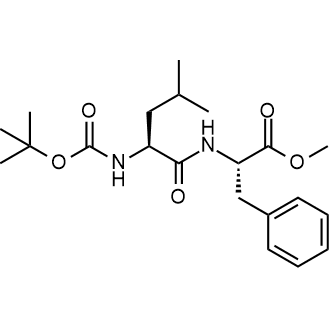 N-tert-Butoxycarbonyl-L-leucyl-L-phenylalanine methyl ester Chemical Structure