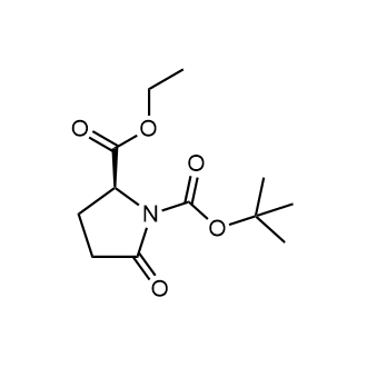 N-tert-Butoxycarbonylpyroglutamic acid ethyl ester Chemical Structure