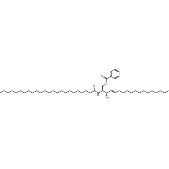 N-Tetracosanoyl-D-sphingosine 1-benzoate Chemical Structure