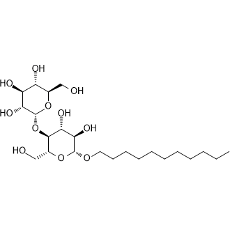 n-Undecyl β-D-maltopyranoside Chemische Struktur