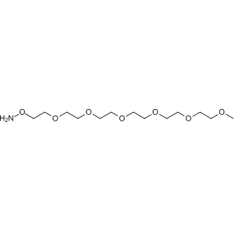 O-(2,5,8,11,14,17-Hexaoxanonadecan-19-yl)hydroxylamine Chemische Struktur