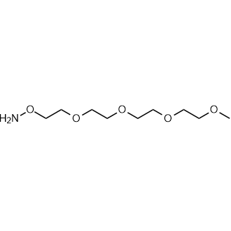 O-(2,5,8,11-Tetraoxatridecan-13-yl)hydroxylamine التركيب الكيميائي