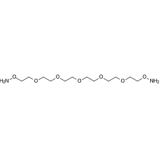 O,O'-(3,6,9,12,15-Pentaoxaheptadecane-1,17-diyl)bis(hydroxylamine) Chemische Struktur