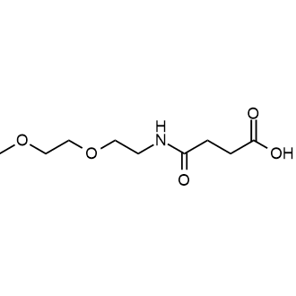 O-[2-(3-Succinylamino)ethyl]-O′-methyl-polyethylene glycol Chemical Structure