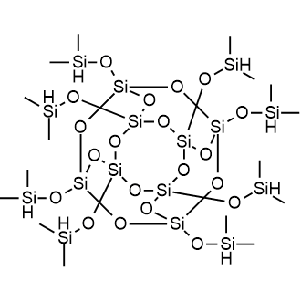 Octakis(dimethylsilyloxy)octasilsesquioxane Chemische Struktur