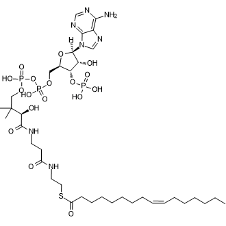 Palmitoleoyl coenzyme A lithium salt Chemical Structure