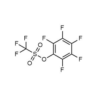 Perfluorophenyl trifluoromethanesulfonate 化学構造