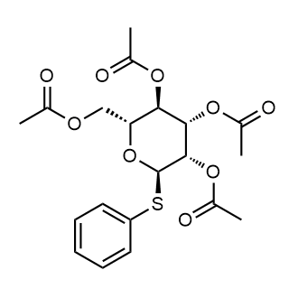 Phenyl 2,3,4,6-Tetra-O-acetyl-1-thio-α-D-mannopyranoside التركيب الكيميائي