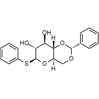 Phenyl 4,6-O-Benzylidene-1-thio-β-D-glucopyranoside Chemical Structure