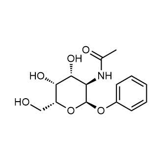 Phenyl N-acetyl-α-D-galactosaminide Chemische Struktur