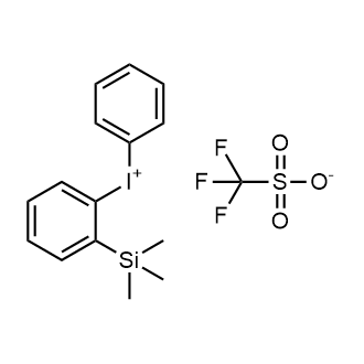 Phenyl[2-(trimethylsiyl)-phenyl]iodonium Triflate Chemical Structure