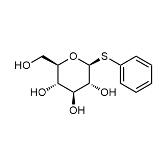 Phenyl-1-thio-β-D-glucopyranoside 化学構造